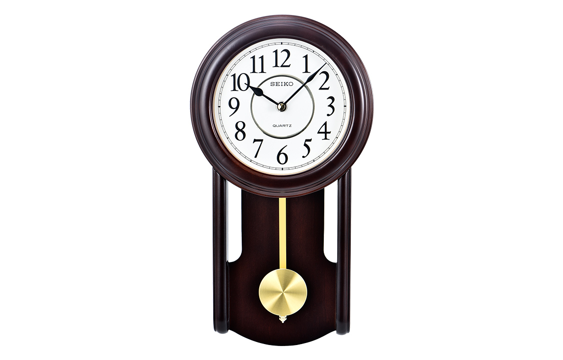 

SEIKO Часы Quartz Movement Wooden Wall Clock Unisex White QXC105B