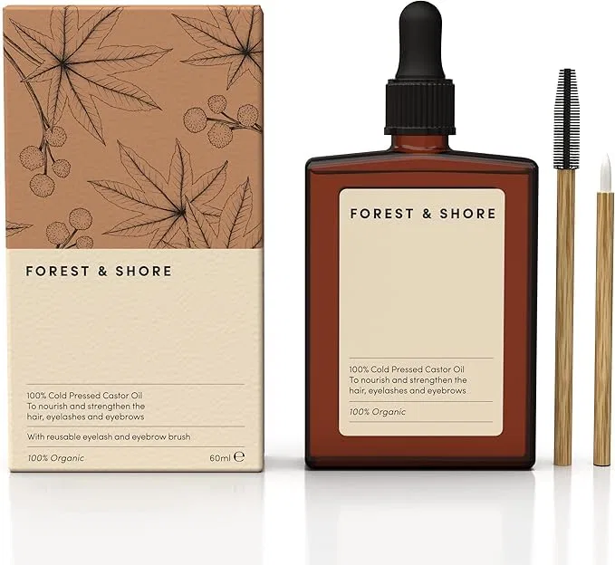 Касторовое масло холодного отжима для роста волос и ресниц Forest & Shore