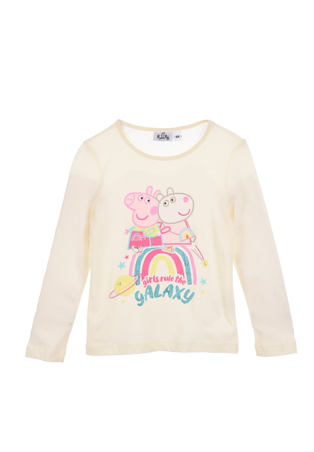 

Лонгслив Peppa Pig Langarmshirt Oberteil, белый