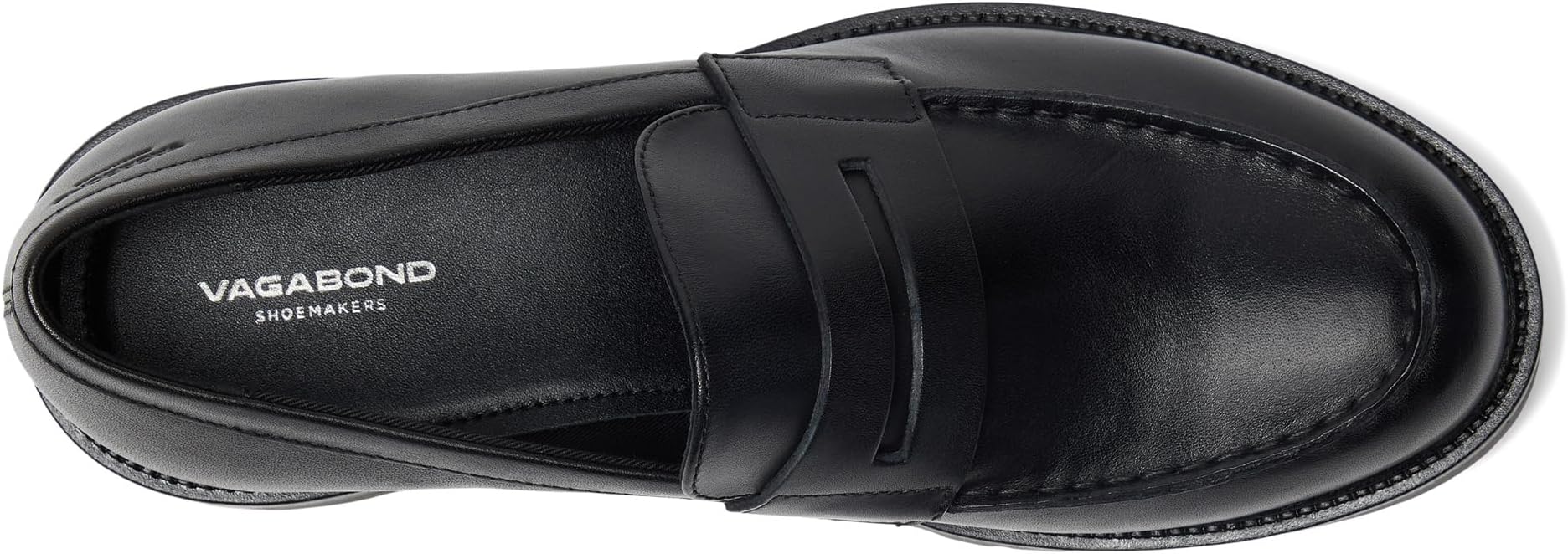 Лоферы Vagabond Shoemakers Women's Kenova Leather Monk, Black — фото 2