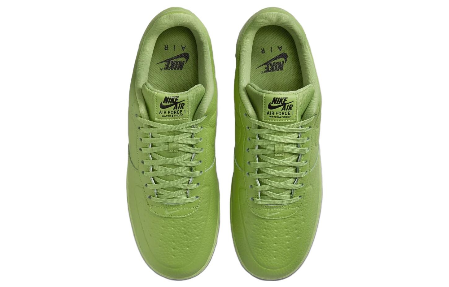 Мужские кроссовки для скейтбординга Nike Air Force 1, Зеленый — фото 4