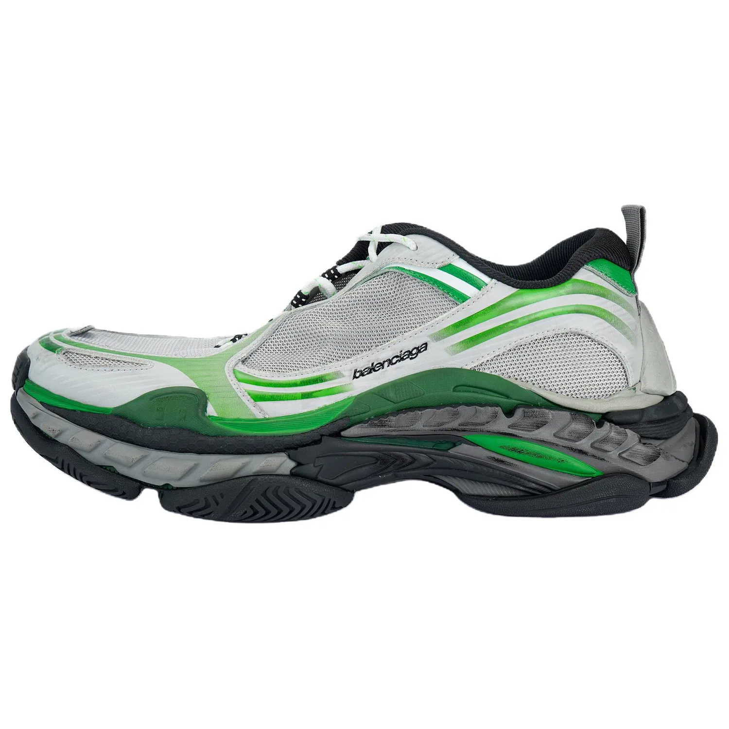 Кроссовки Chunky Sneakers Balenciaga Grey & Green