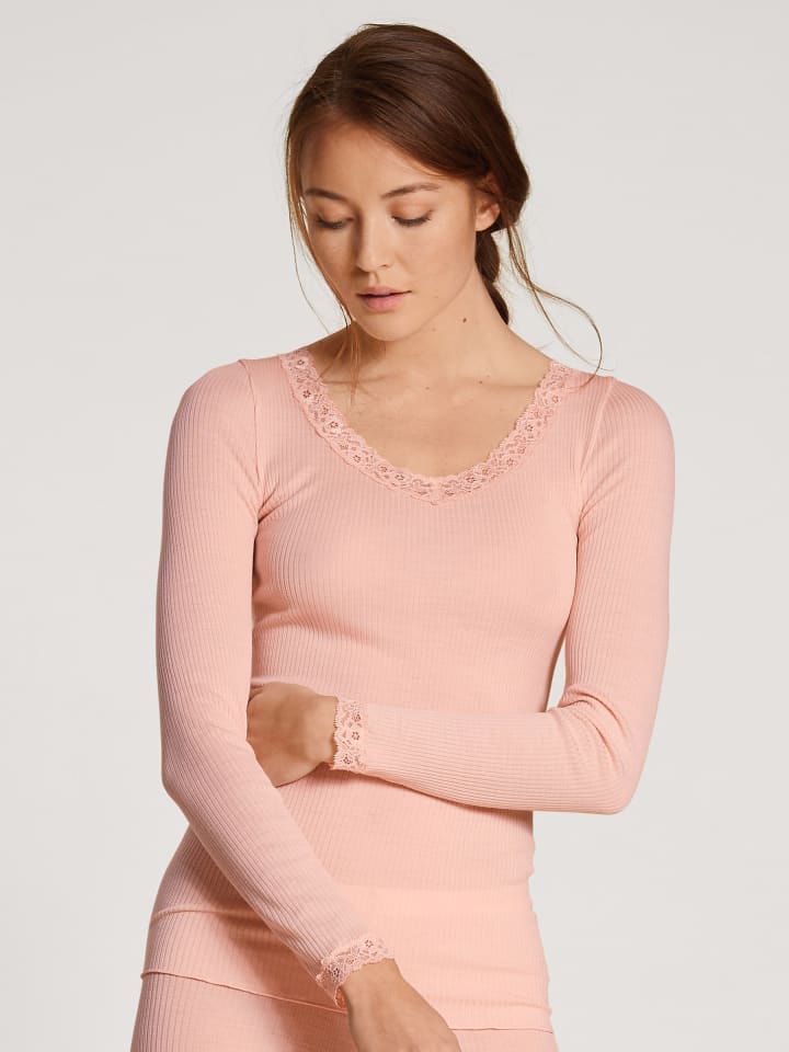 

Лонгслив Calida, цвет soft rose