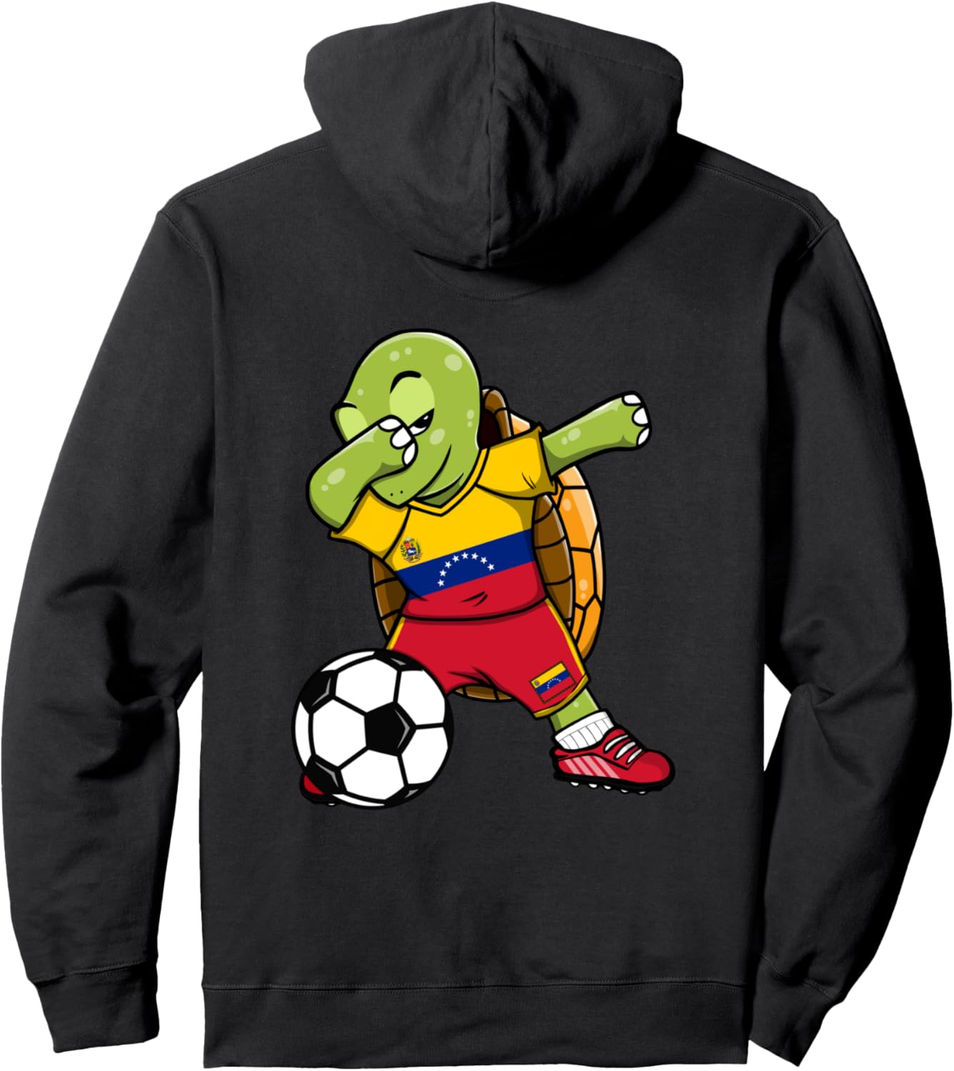 

Забавная толстовка с танцующей черепахой, символикой Венесуэлы, для футбольных болельщиков, с флагом Венесуэлы и толстовкой с изображением танцующей черепахи для футболистов Teeisle Venezuela Football, черный