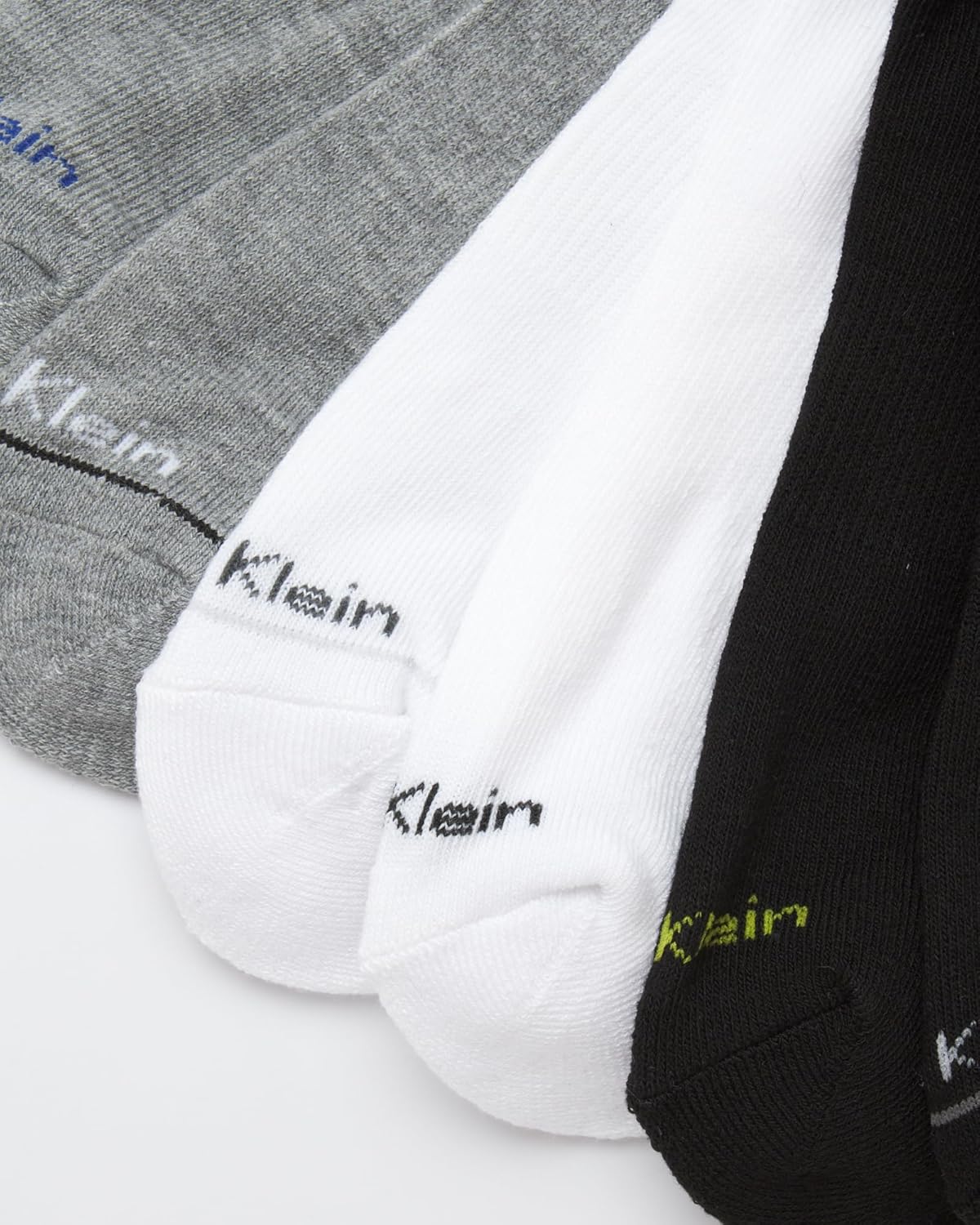 Мужские носки Calvin Klein No Show - 12 пар легких, мягких, хлопковых, с мягкой подкладкой, спортивных, с низким вырезом, для мужчин, Black/White/Grey Tab — фото 4