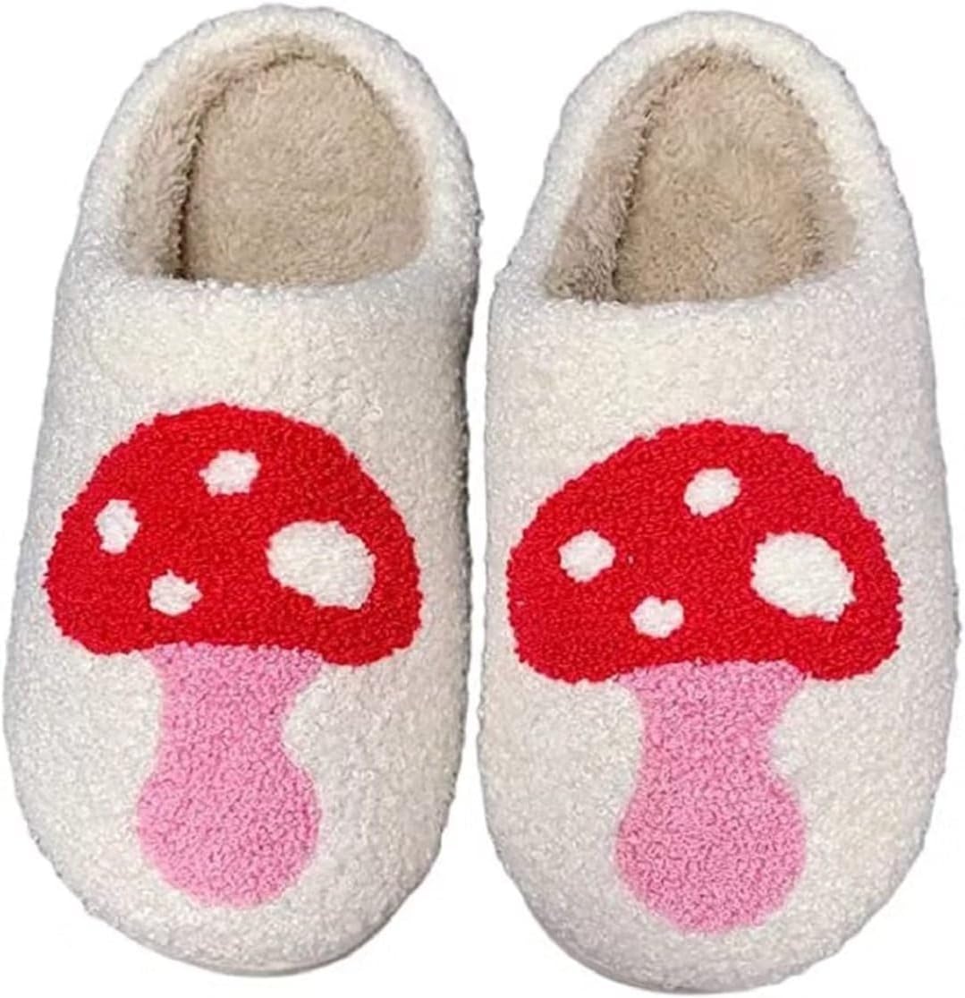 

Домашние тапочки для женщин и мужчин, ретро-стиль, мягкие, с эффектом памяти Wiretran, B-mushroom