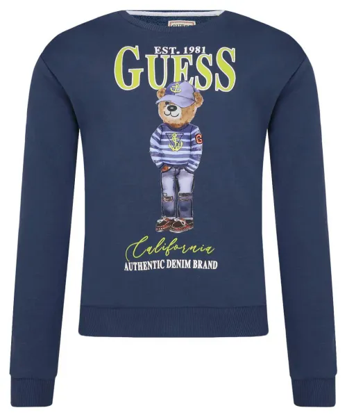 

Толстовка Regular fit Guess, синий