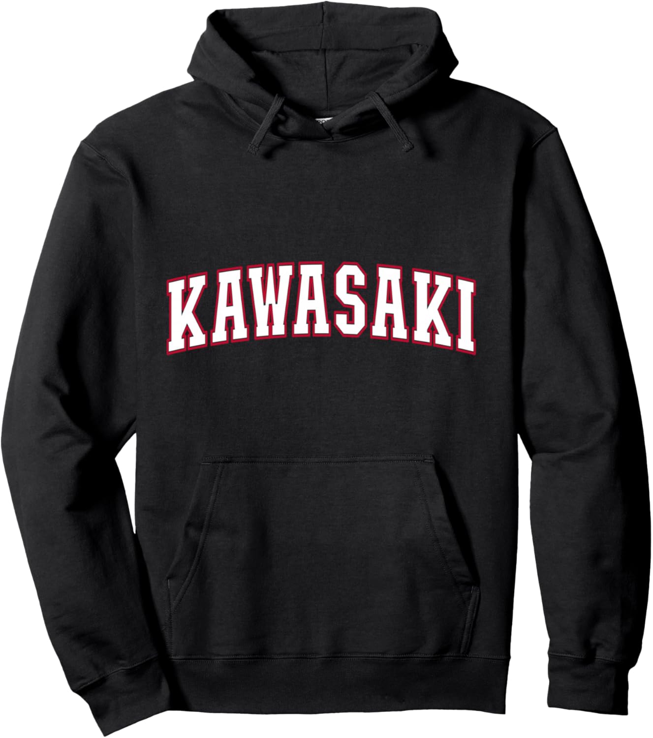 

Толстовка Kawasaki Japan Nihon Kawasaki, черная Kawasaki Japan Tee