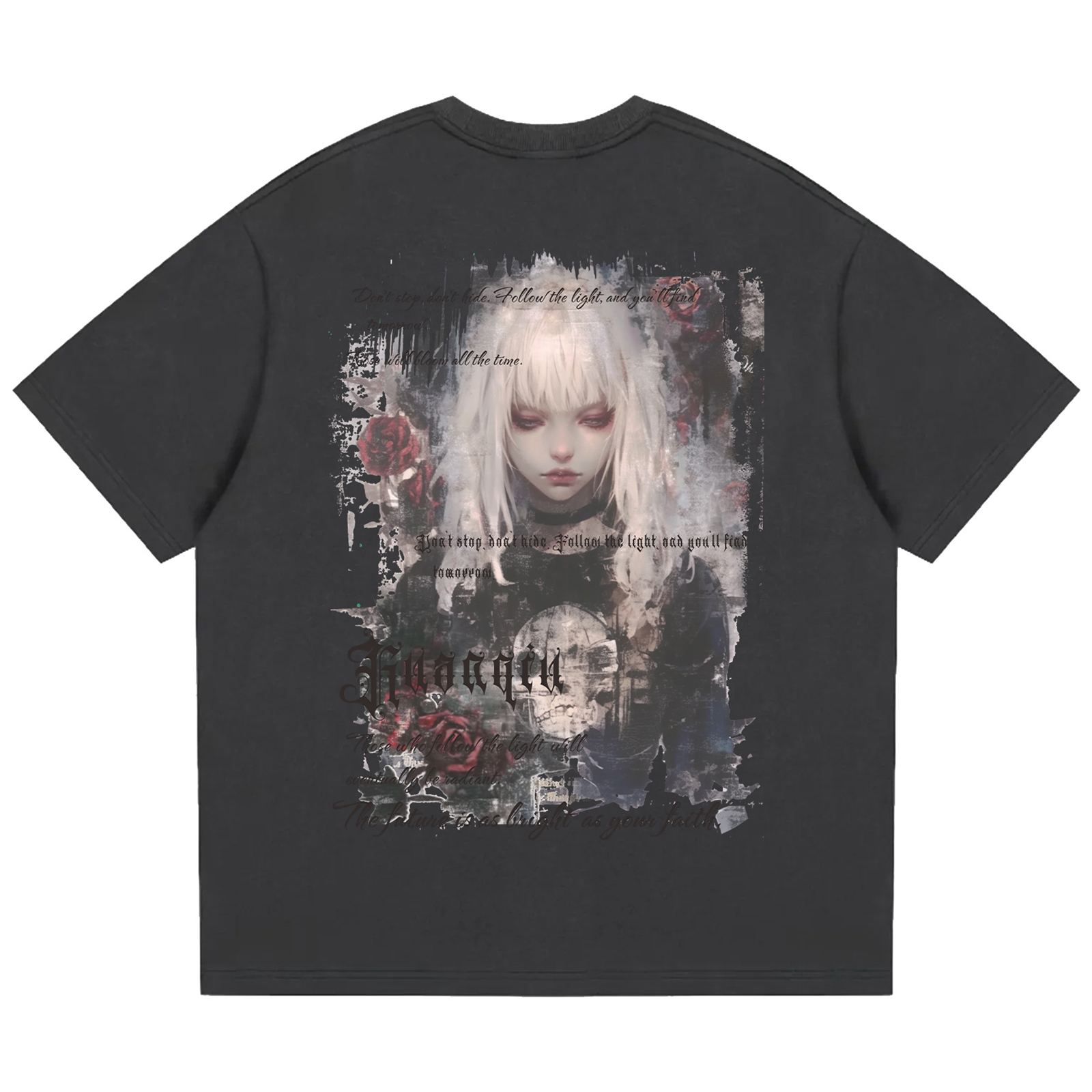 

Футболка Unisex Crew Neck Moderate Heavyweight HUANQIU, темно-серый