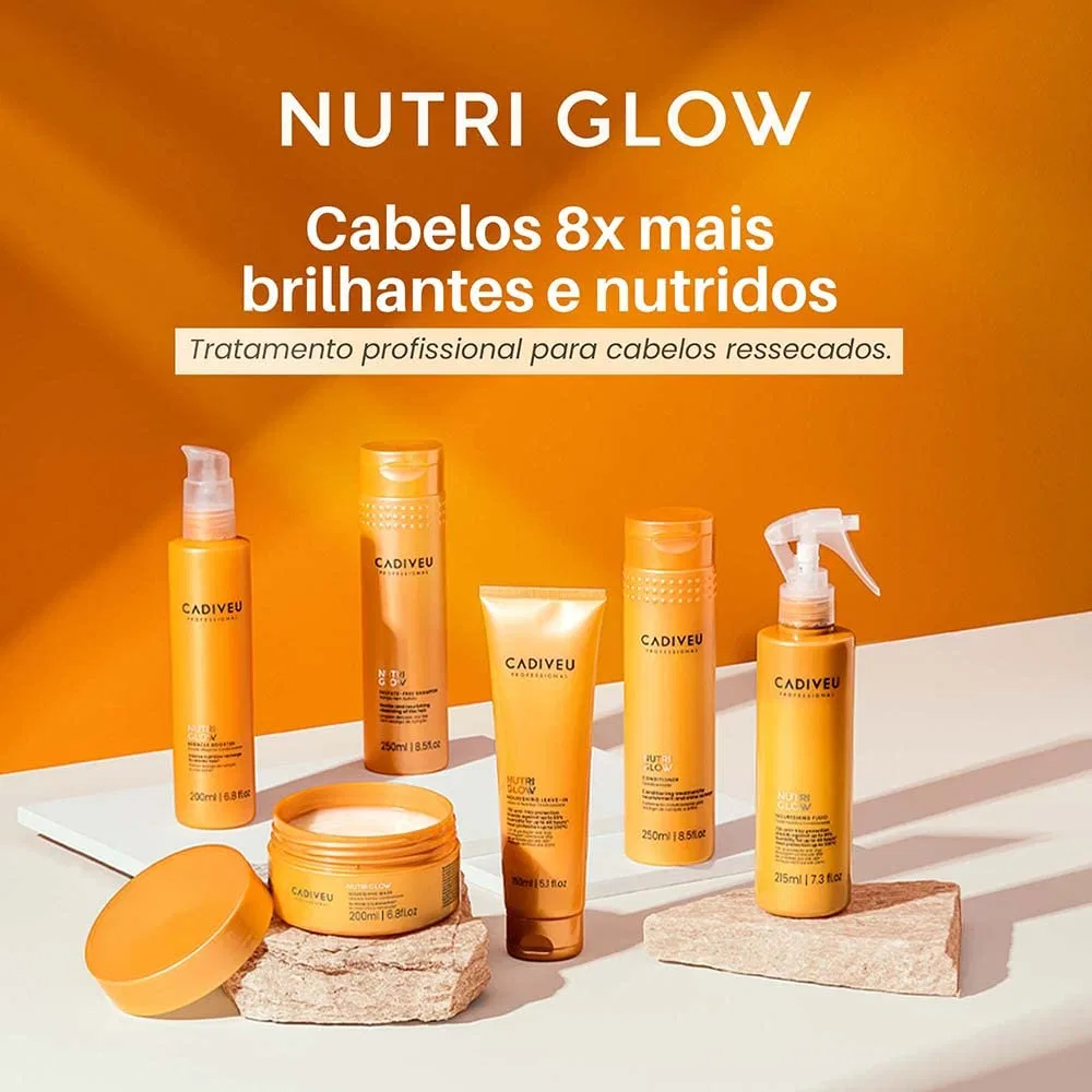 Питательный флюид для волос «Nutri Glow Fluid» от Cadiveu Cadiveu — фото 4