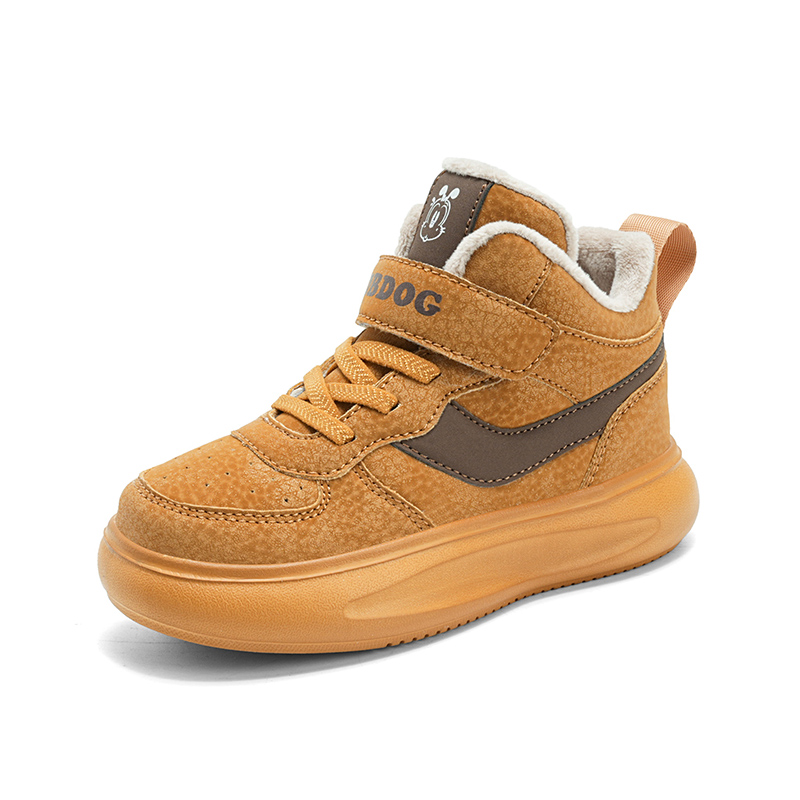 Детская повседневная обувь для детей BOBDOG, TBDK232-1 Caramel Chestnut[Fleece-Lined Thermal] — фото 2