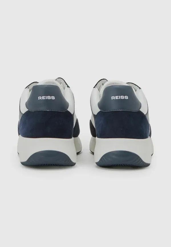 Кроссовки для бега Regular fit Emmett Bonded Running Trainers Reiss, темно-синий/белый — фото 3