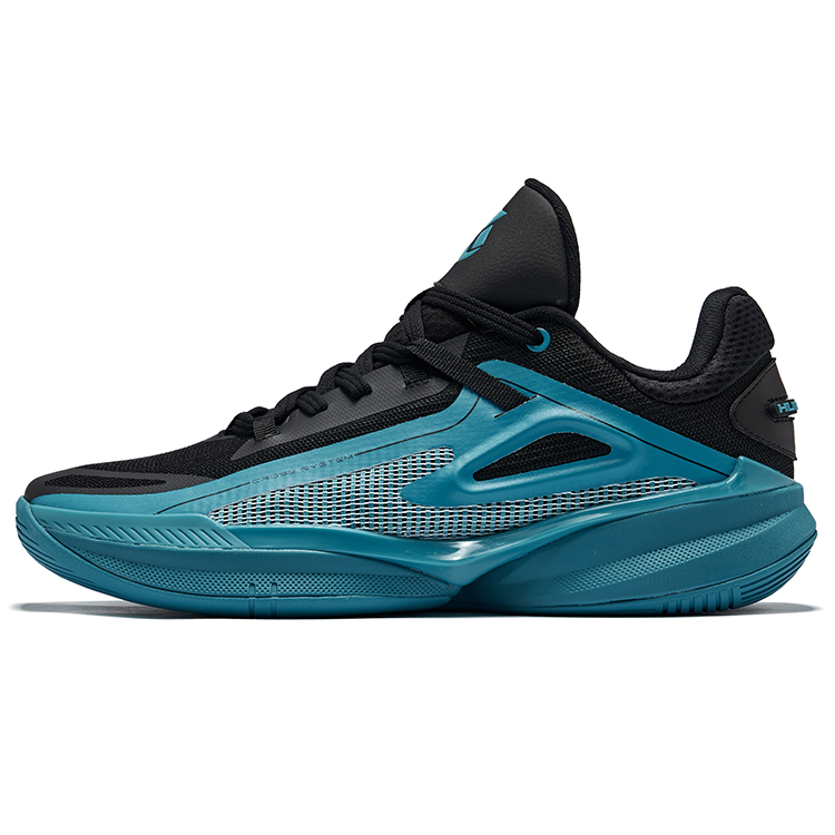 

Erke Баскетбольные кроссовки Humble TD Cushioning Rebound Anti Rollover Low Top, мужские, цвет: угольно-черный, технический синий