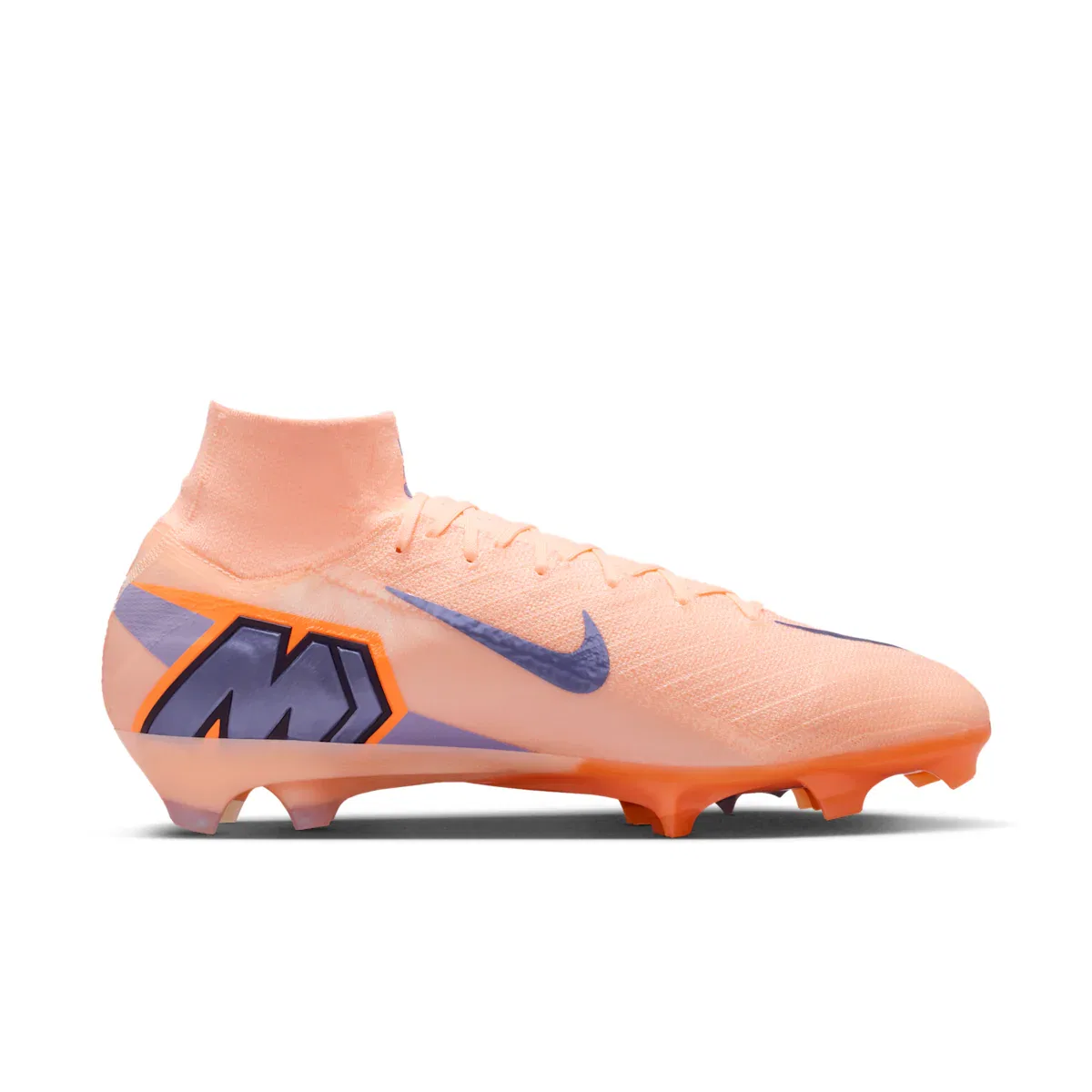 Мужские футбольные бутсы Mercurial Superfly 10 Elite LV8 для твердого грунта, высокие Nike, Orange — фото 3