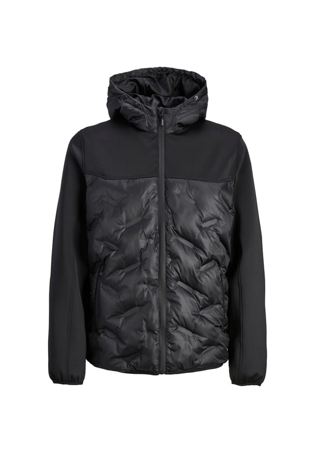 

Куртка многослойная стеганая куртка с карманами на молнии Jack & Jones, черный