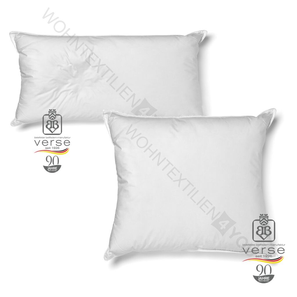 

VERSE Герметичная подушка Мекленбург средней мягкости из пуха и пера, два размера, размер: 40 х 80 см.