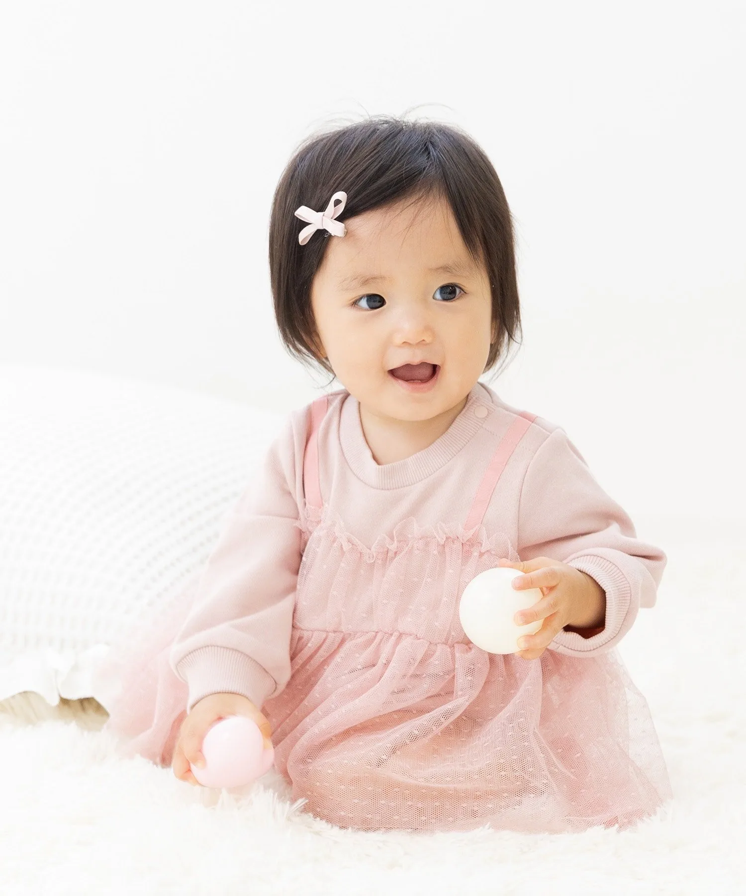 Комбинезон из тюля и флиса Chil2, Smoke Pink — фото 3