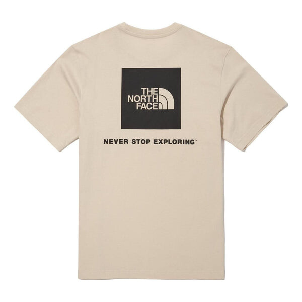 

Футболка nse box logo t-shirt 'beige' The North Face, бежевый