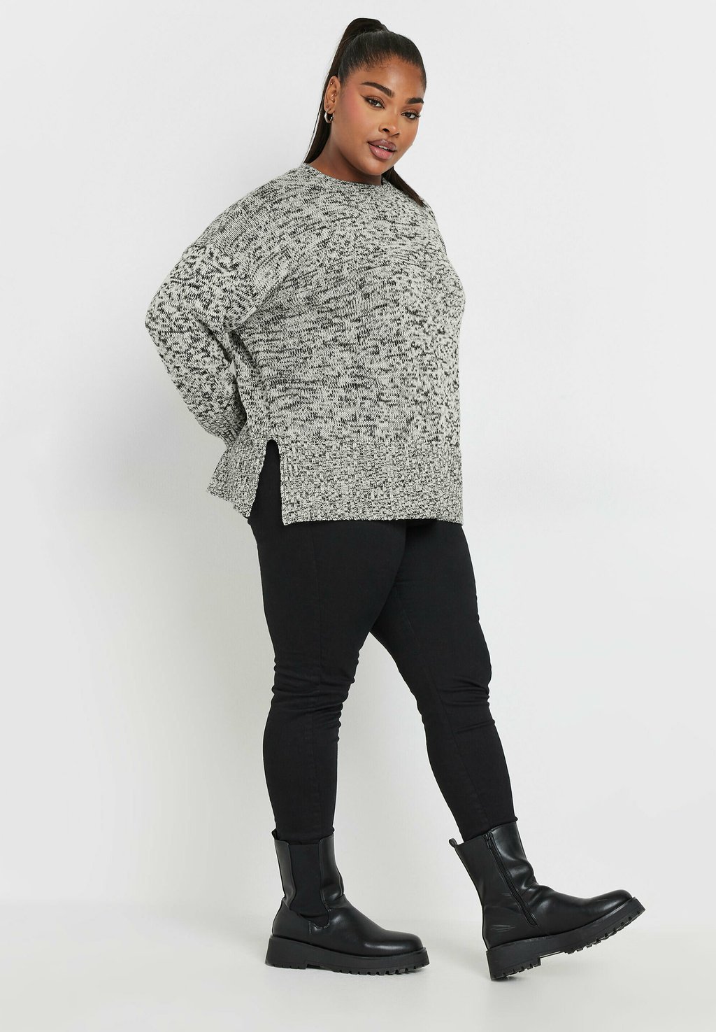 

Джемпер TWIST Yours Clothing, серый