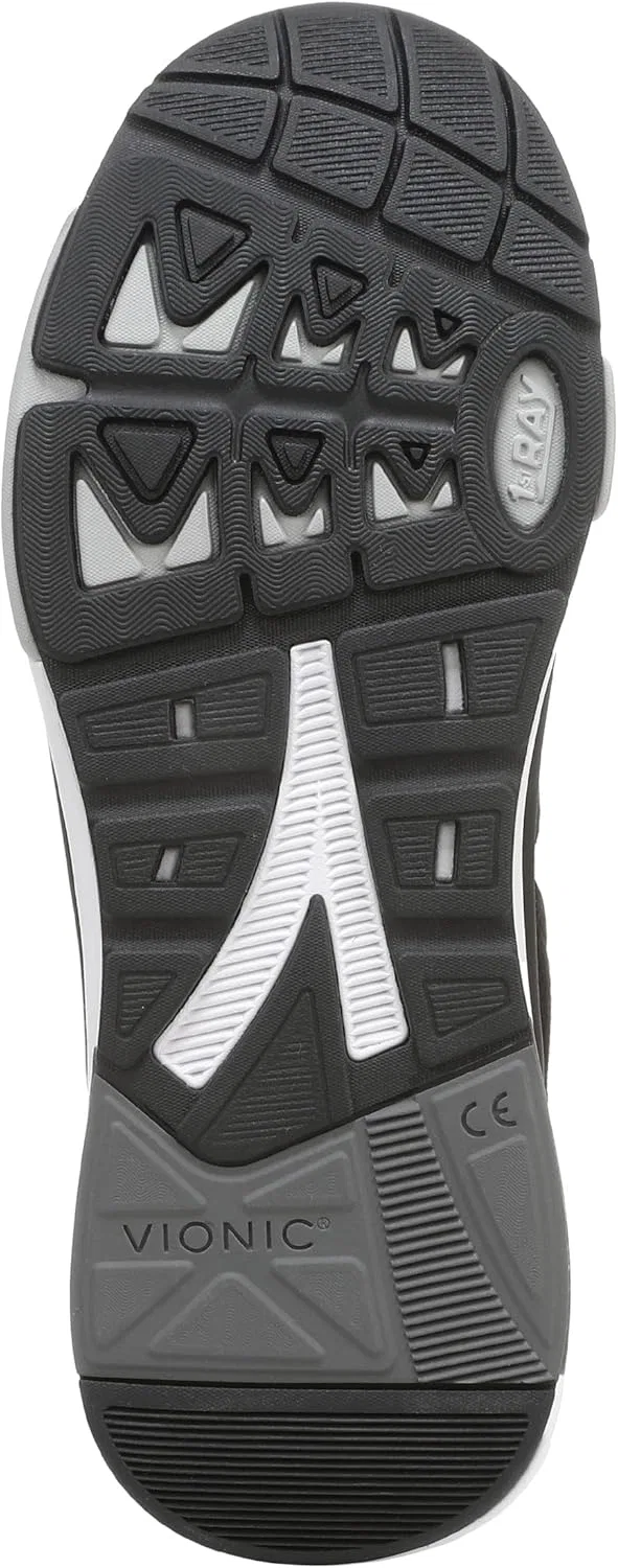 Мужские вязаные кроссовки Vionic Walk Strider, 2-Black Knit Suede — фото 4