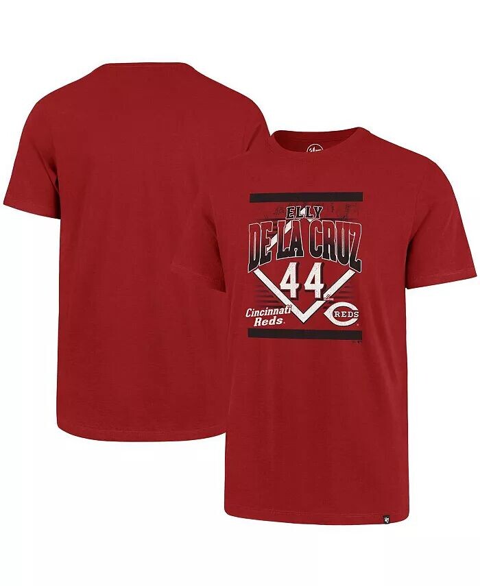 

Мужская красная футболка с рисунком Elly De La Cruz Cincinnati Reds '47 Brand