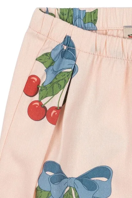 Штаны из хлопка FRANKIE PANTS Konges Sløjd, розовый — фото 3