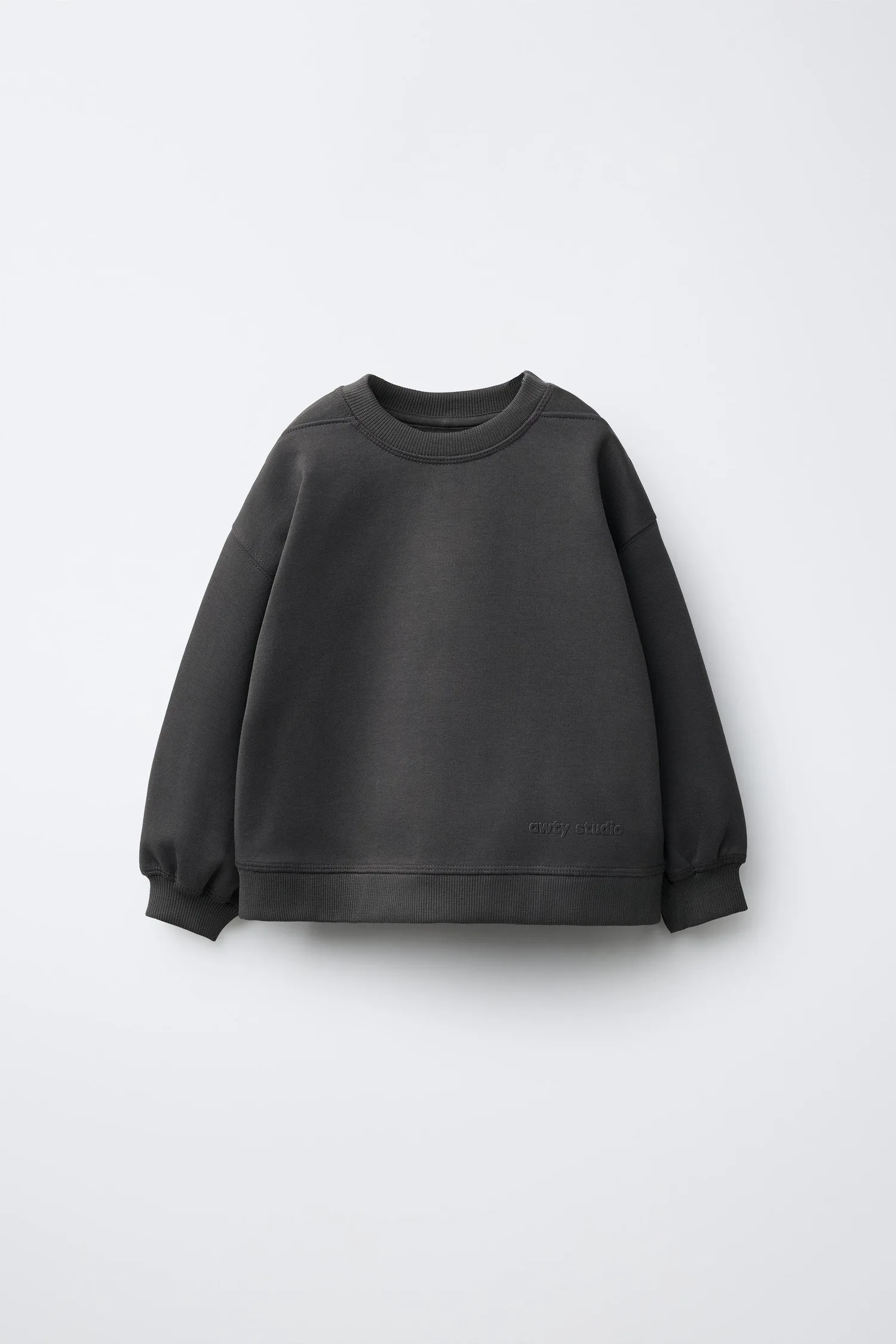Zara Однотонная толстовка из трикотажа с переплетением нитей