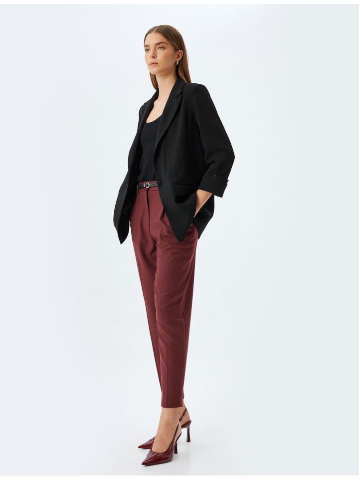 

Тканевые брюки KOTON Hose, цвет Bordo