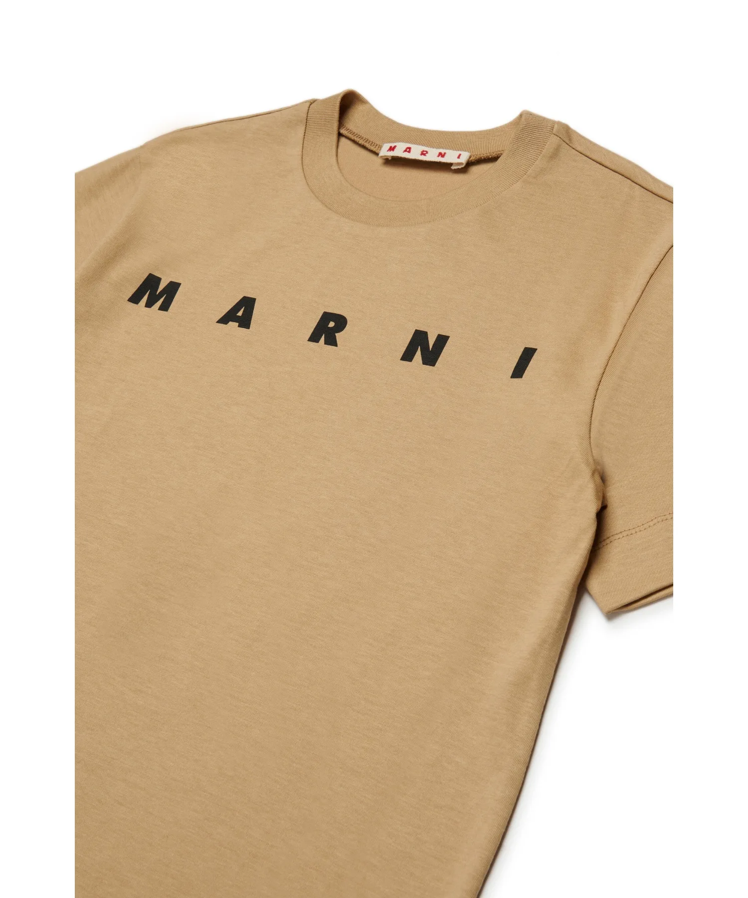 Детская футболка MARNI с логотипом белая — фото 3