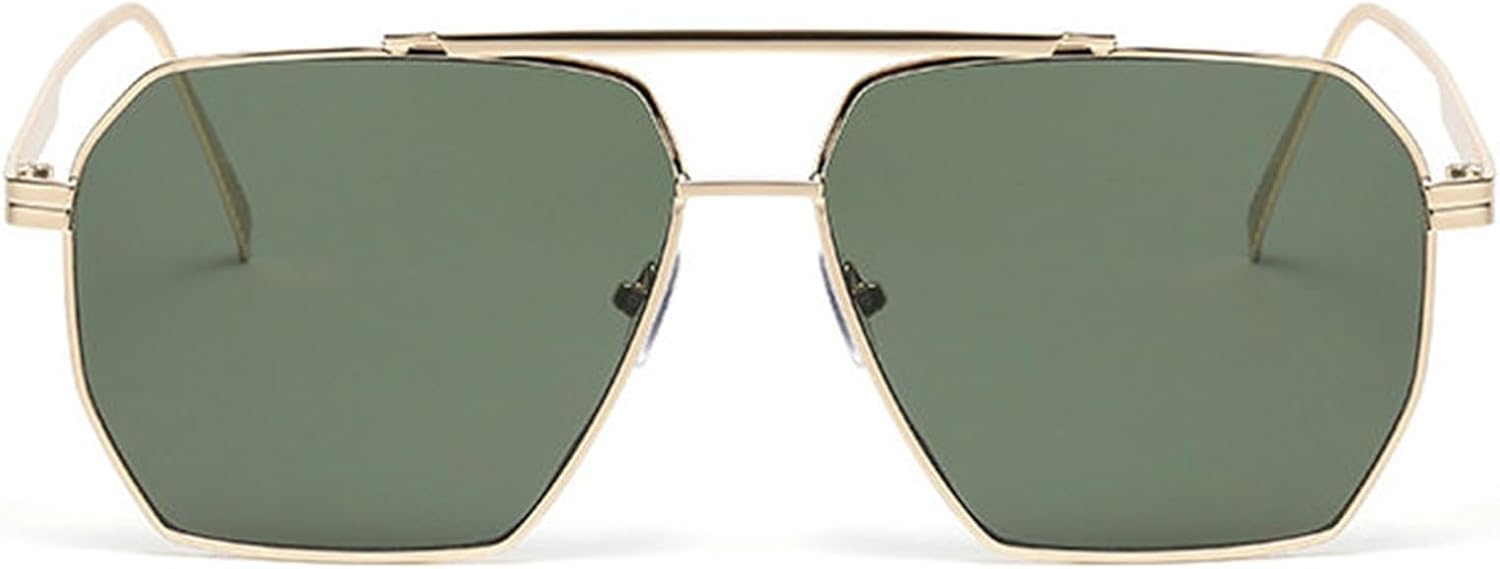 

Солнцезащитные очки Willochra в стиле ретро, ​​большие квадратные, для женщин и мужчин, винтажные очки-пилот, классические большие металлические солнцезащитные очки, C3