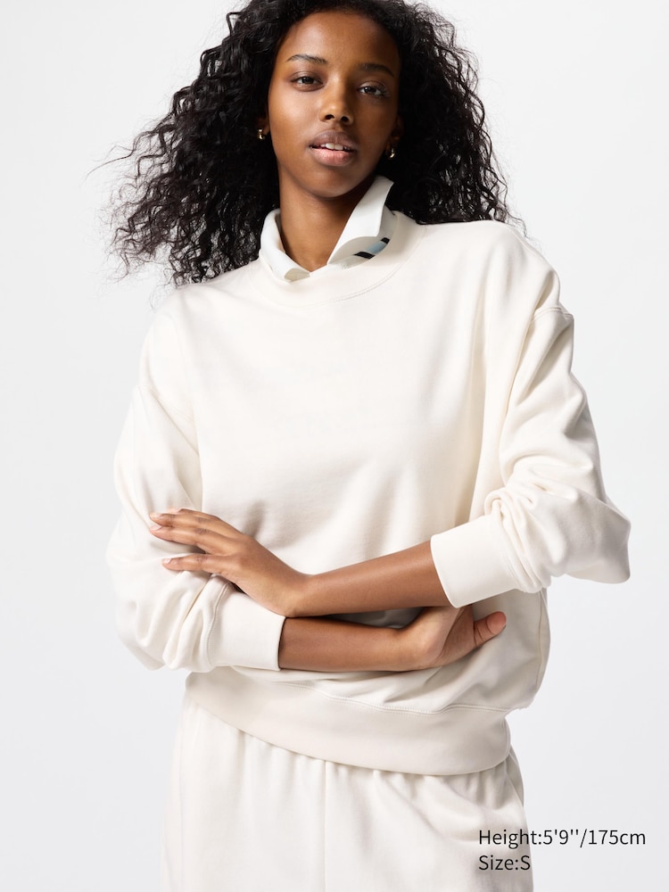 

Толстовка с круглым вырезом Uniqlo, цвет 01 белый
