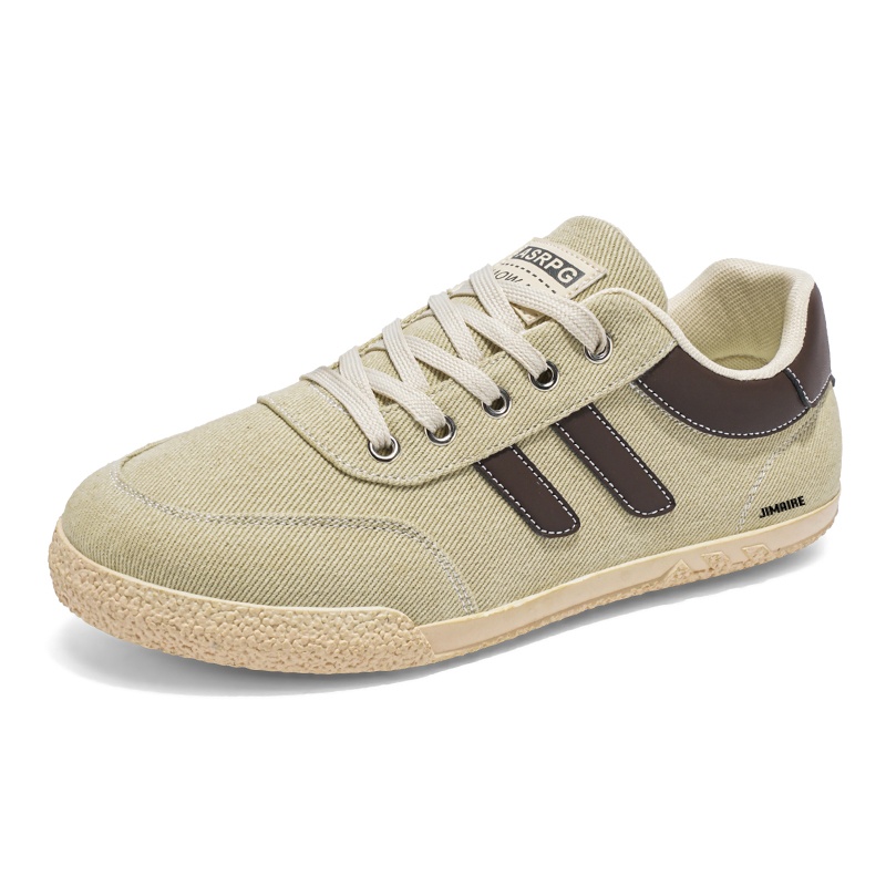 

King Jinmai Низкие повседневные кроссовки мужские серый хаки, цвет Gray Khaki