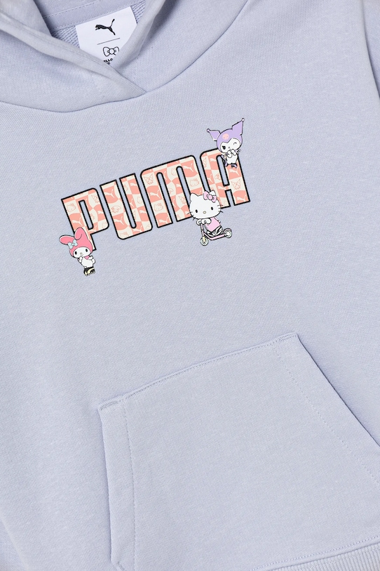 Детская толстовка HELLO KITTY & FRIENDS с капюшоном Relaxed Hoodie TR Puma, синий — фото 3