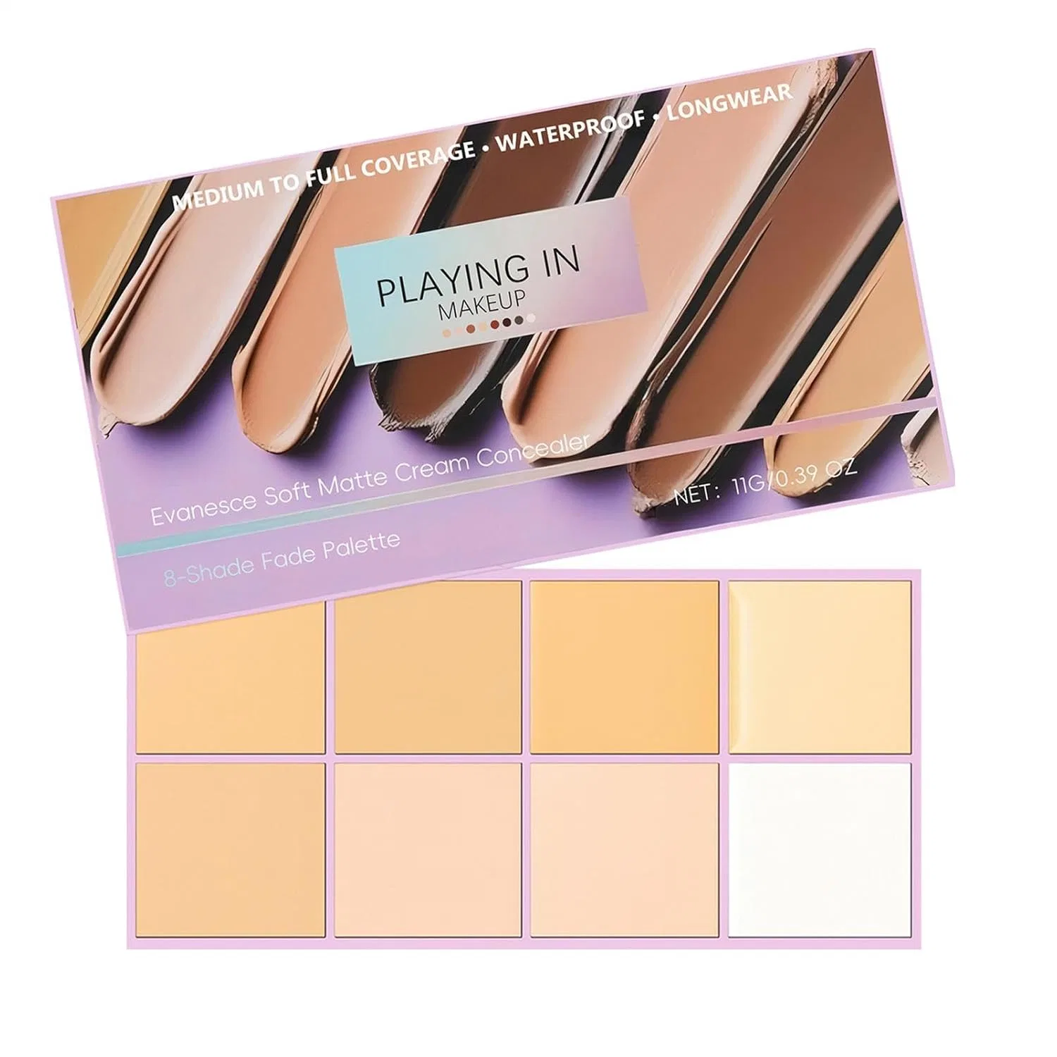 Палетка кремовых консилеров Soft Matte Cream Concealer, 8 цветов Generisch, Helle Farbe
