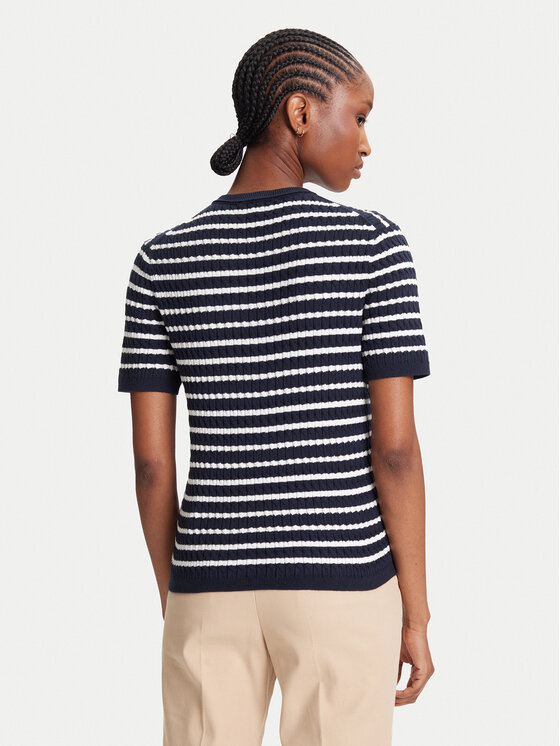 Облегающий кардиган WW0WW45707 Tommy Hilfiger, синий — фото 3