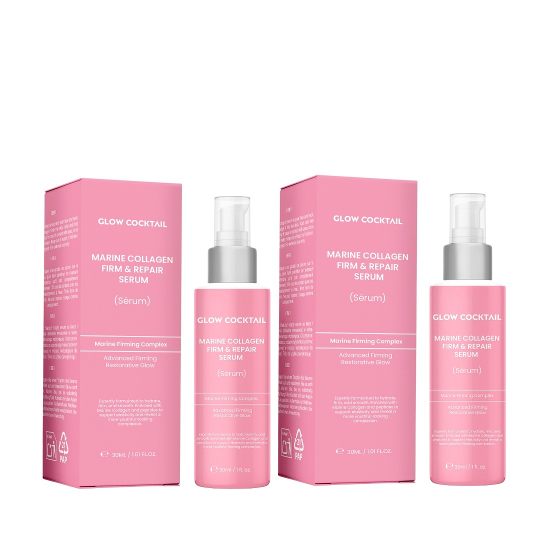 Набор Glow Cocktail — Для лица collagen repair serum duo , количество 1 шт — фото 3
