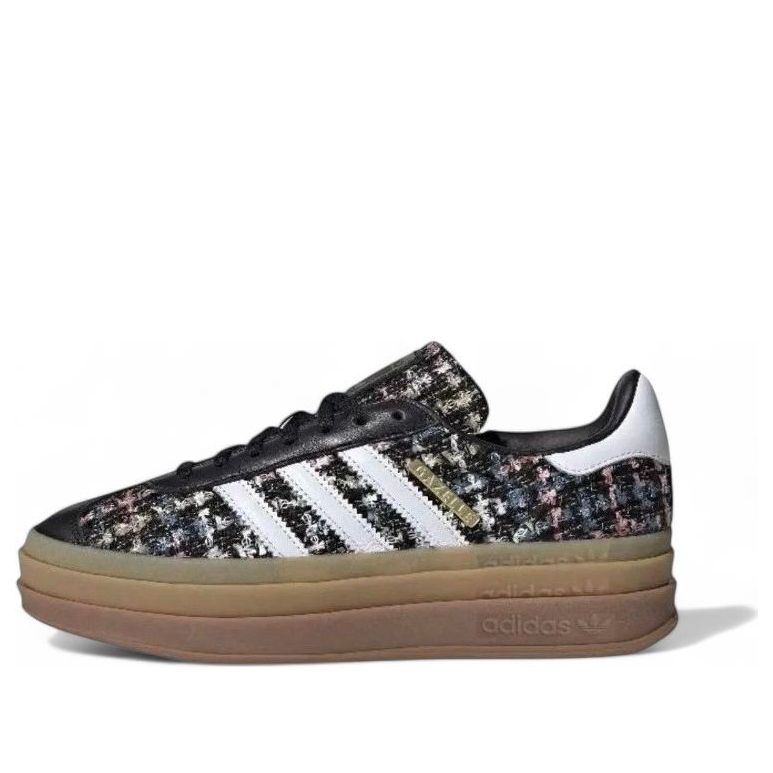 Кроссовки (WMNS) adidas Gazelle Bold 'Tweed - Black Gum', черный