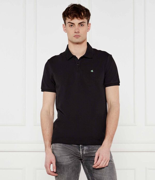 

Рубашка поло Regular fit Calvin Klein Jeans, черный