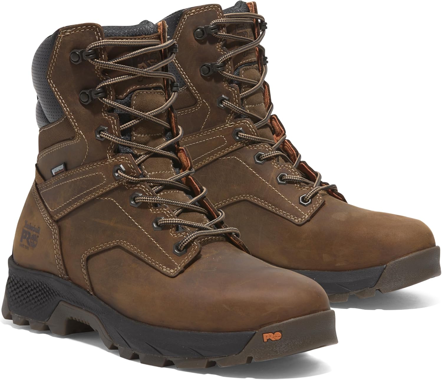 Timberland PRO мужские, Titan EV 8-дюймовые Soft Toe Waterproof ботинки, Brown — фото 2