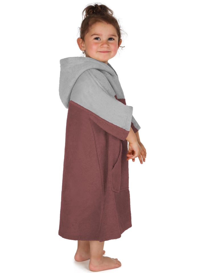 

Normani Детский банный пончо Puwai для детей 2-5 лет, розовый