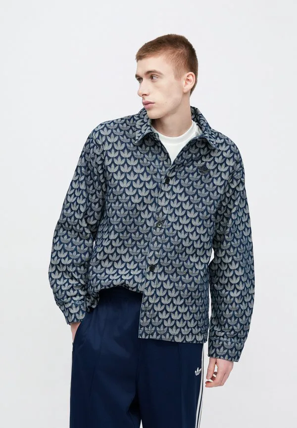 Рубашка с монограммой Adidas Originals, Indigo Denim — фото 4