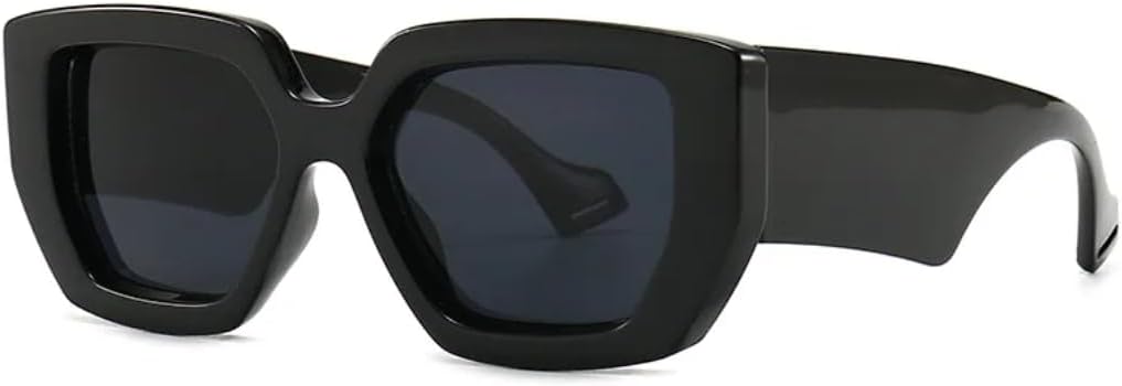 

Винтажные модные солнцезащитные очки для женщин и мужчин, роскошные дизайнерские солнцезащитные очки в крупной оправе для женщин, защита от УФ-излучения UV400 SZVVBKK, Black Black