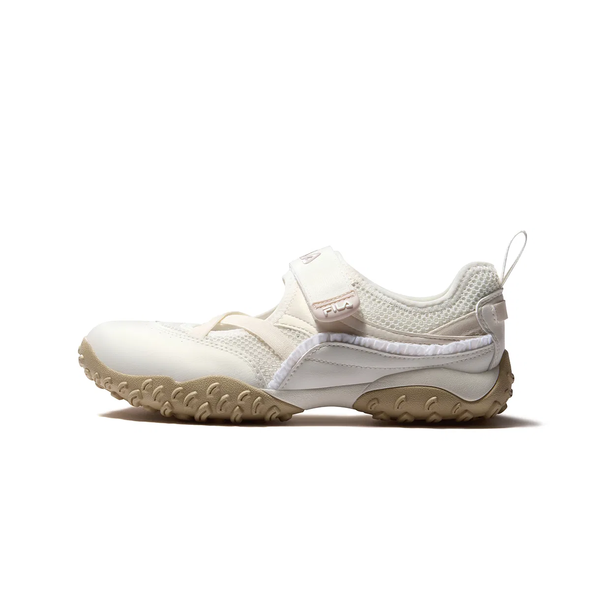 Сандалии SEASON FSW из искусственной кожи и текстиля Milk White/Pearl White для детей FILA KIDS