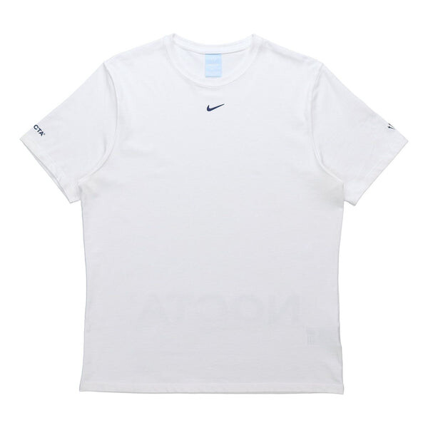 

Футболка x nocta drake cardinal stock logo t-shirt 'white' Nike, белый