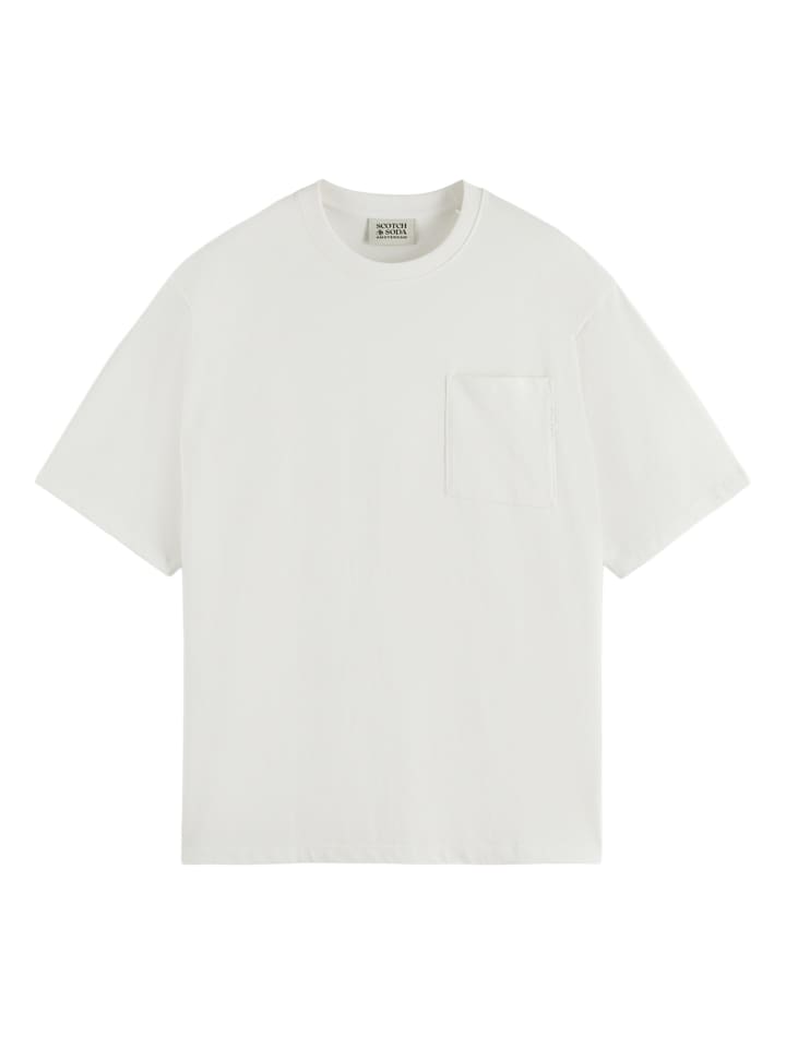 

Scotch & Soda Футболка, 1 шт., белого цвета, Белый, Scotch & Soda Футболка, 1 шт., белого цвета