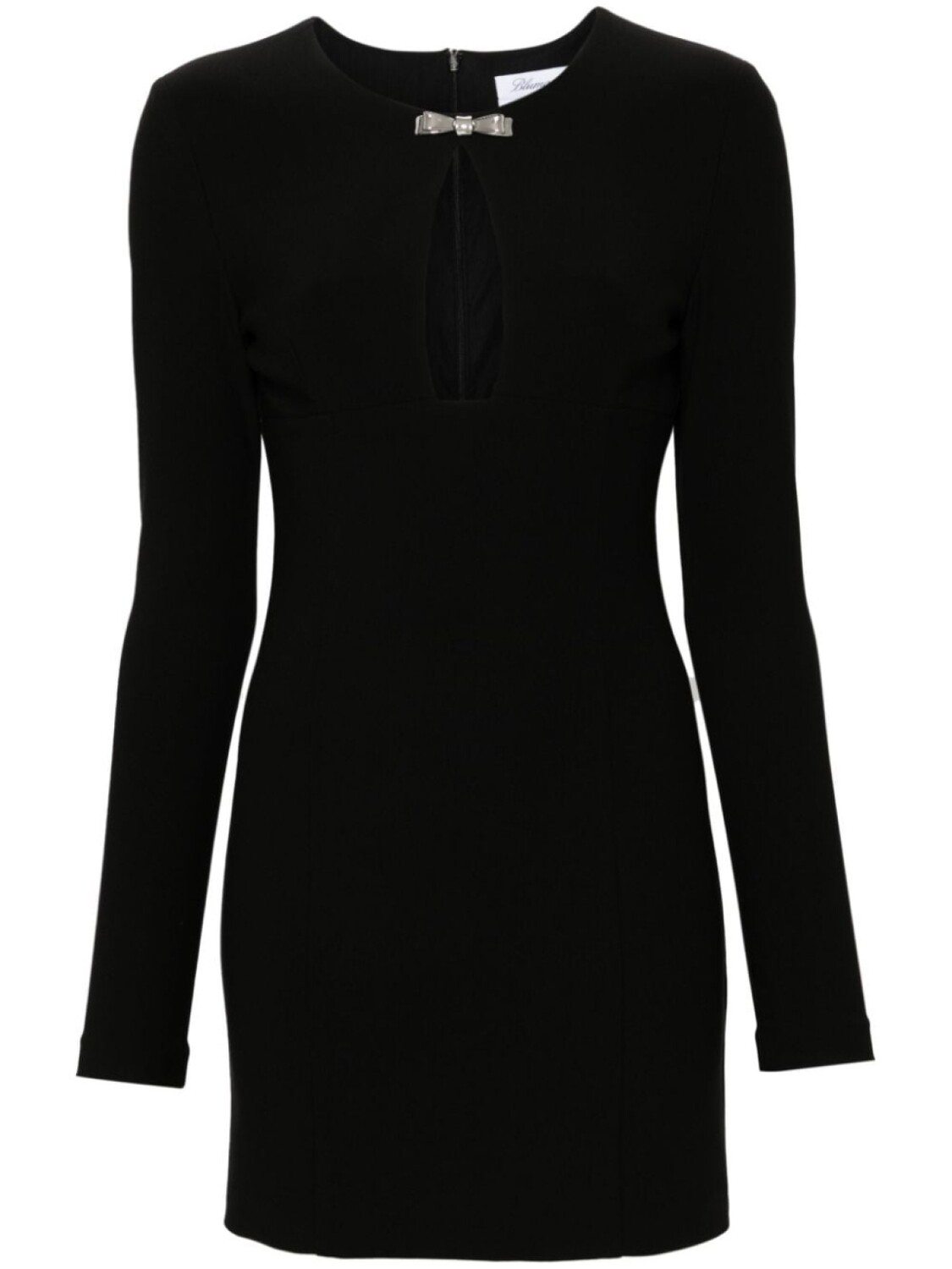 

Blumarine трикотажное мини-платье с вырезами, черный