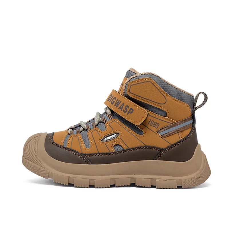 Детские уличные кроссовки Kids BIG WASP, Khaki Leather Surface