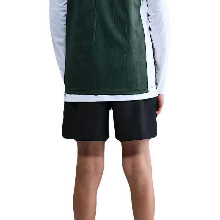 Короткие шорты для младших школьников Grade School Nike, черный/красный/белый — фото 3
