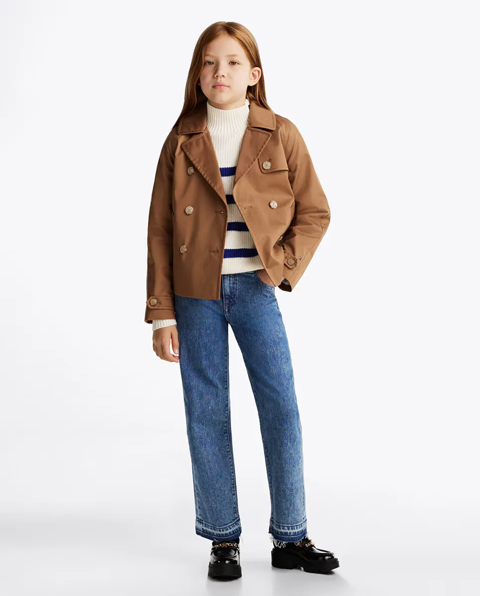 

Длинные, прямые джинсы для девочек Tommy Hilfiger, синий