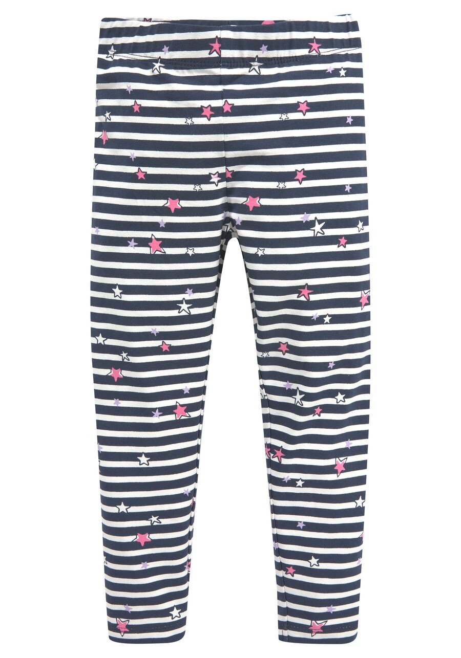 Узкие леггинсы Kidsworld, цвет Navy/Dark blue/Pitaya — фото 2